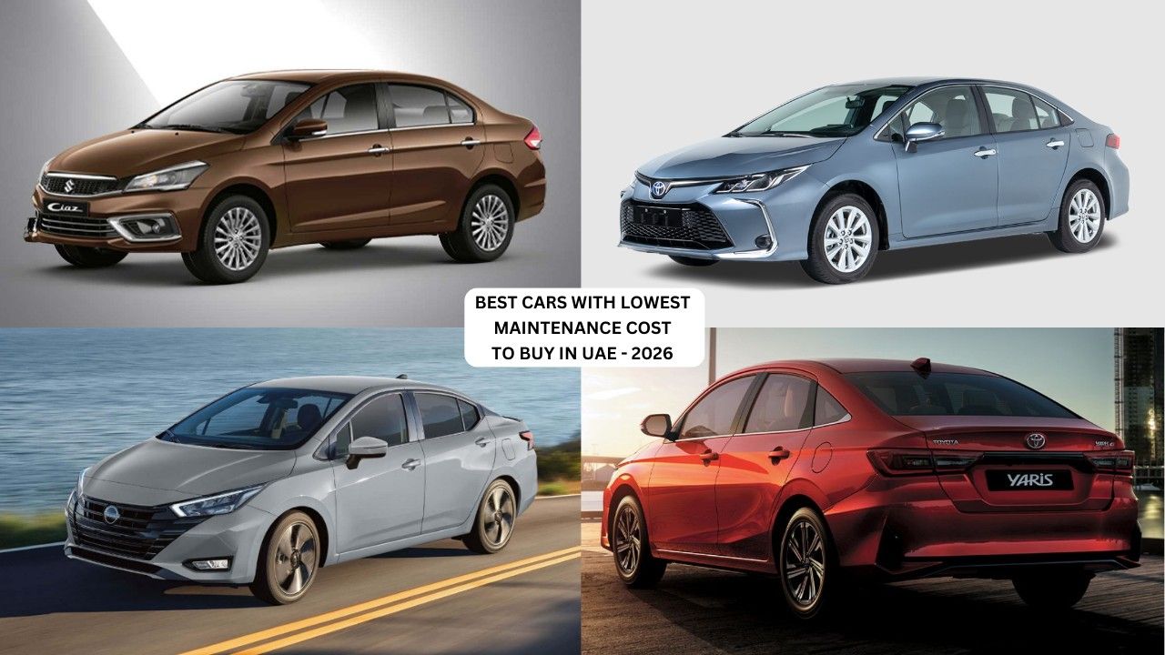 Best Cars with Lowest Maintenance Cost in UAE 2026