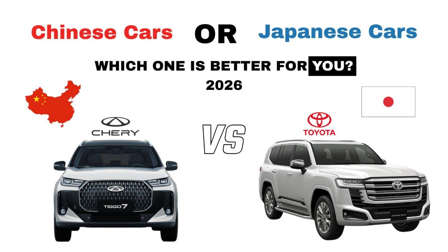 Chinese Cars vs Japanese Cars in UAE 2026