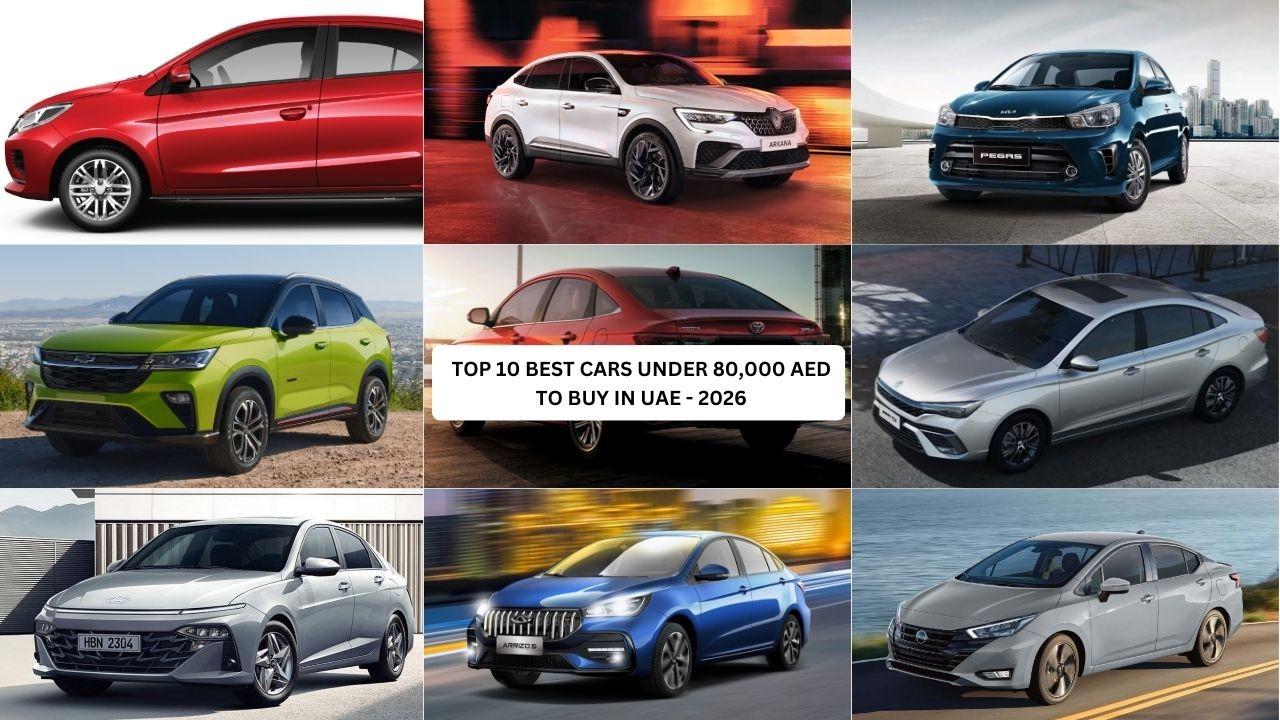 Top 10 Best Cars Under 80,000 AED in UAE 2026