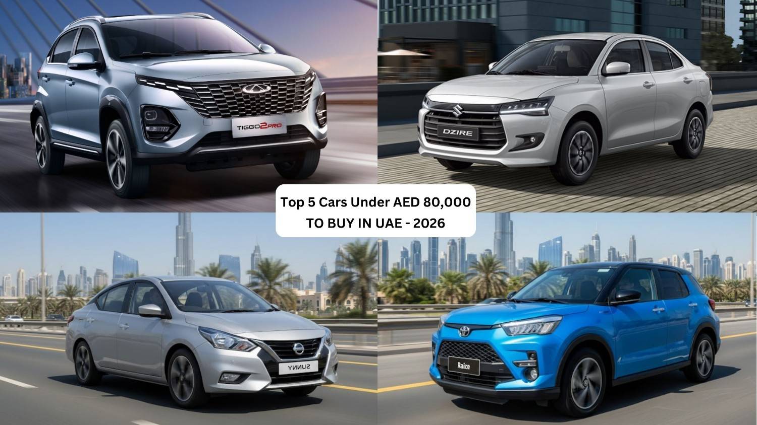 Top 5 Cars Under AED 80,000 in UAE 2026