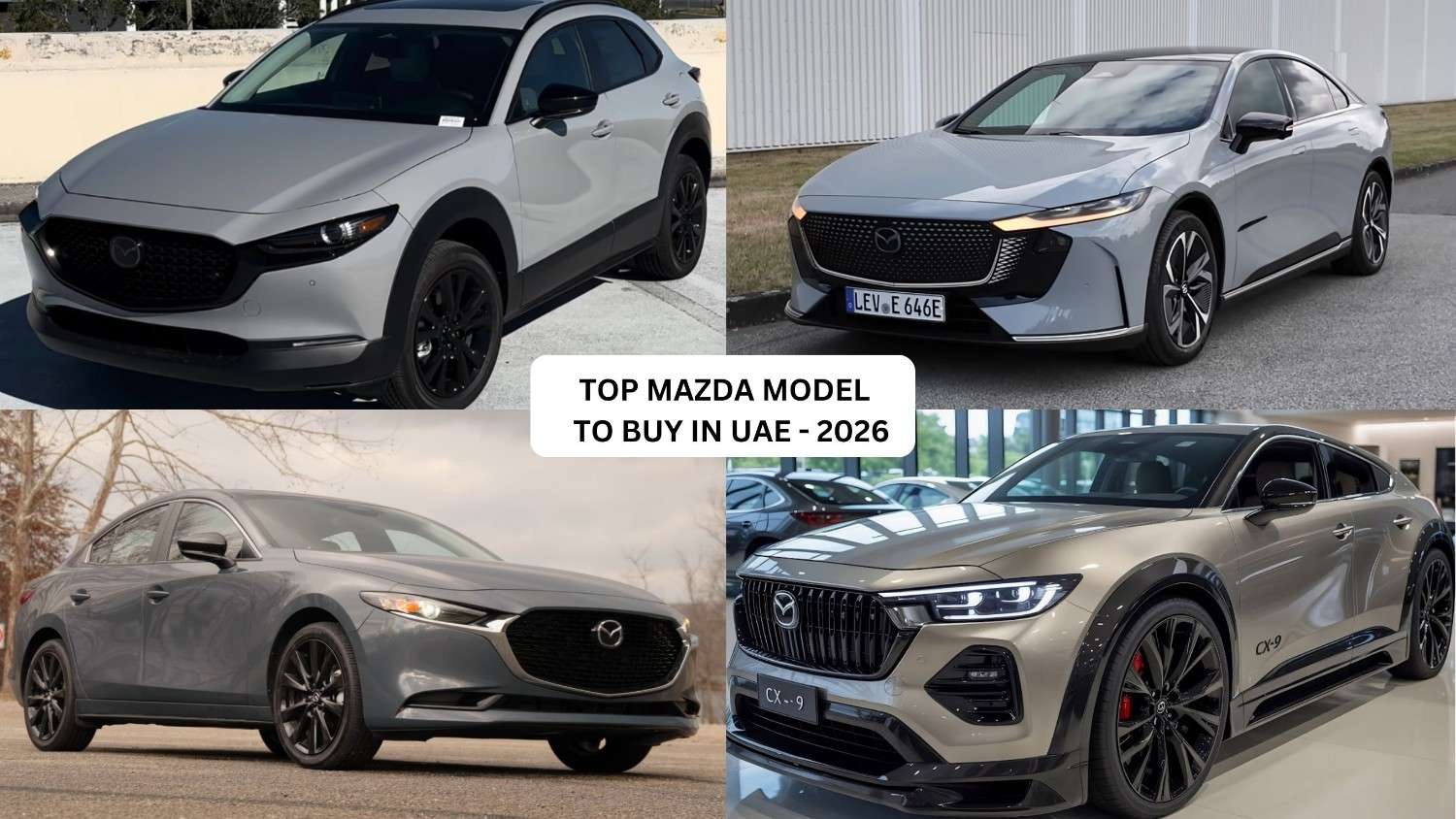 Top 5 Mazda Cars in UAE 2026