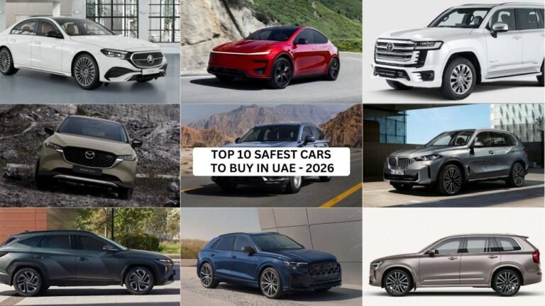 Top 10 Safest Cars in UAE 2026 – Safety Rating, ADAS & Crash Test ...