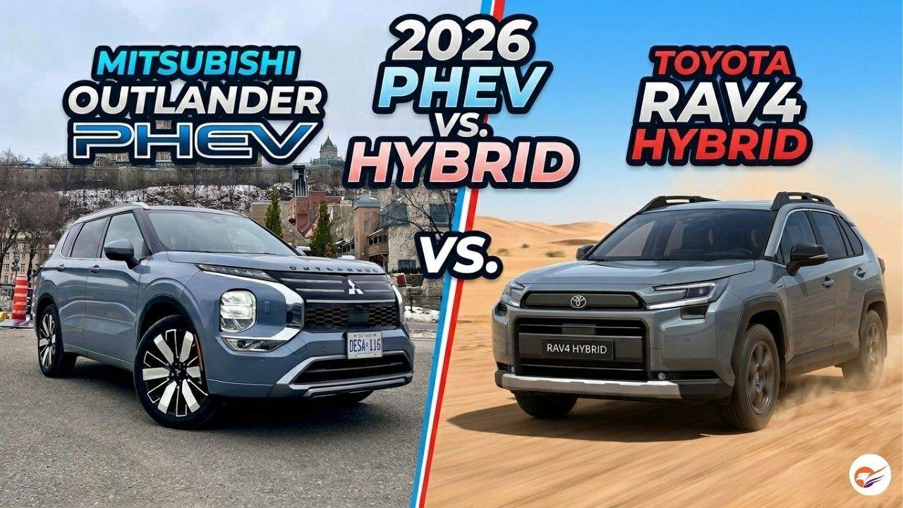 2026 Mitsubishi Outlander PHEV vs Toyota RAV4 Hybrid UAE