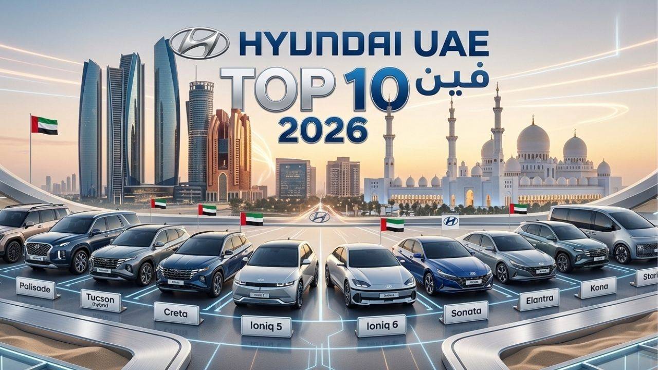 Top 10 Hyundai cars in UAE 2026