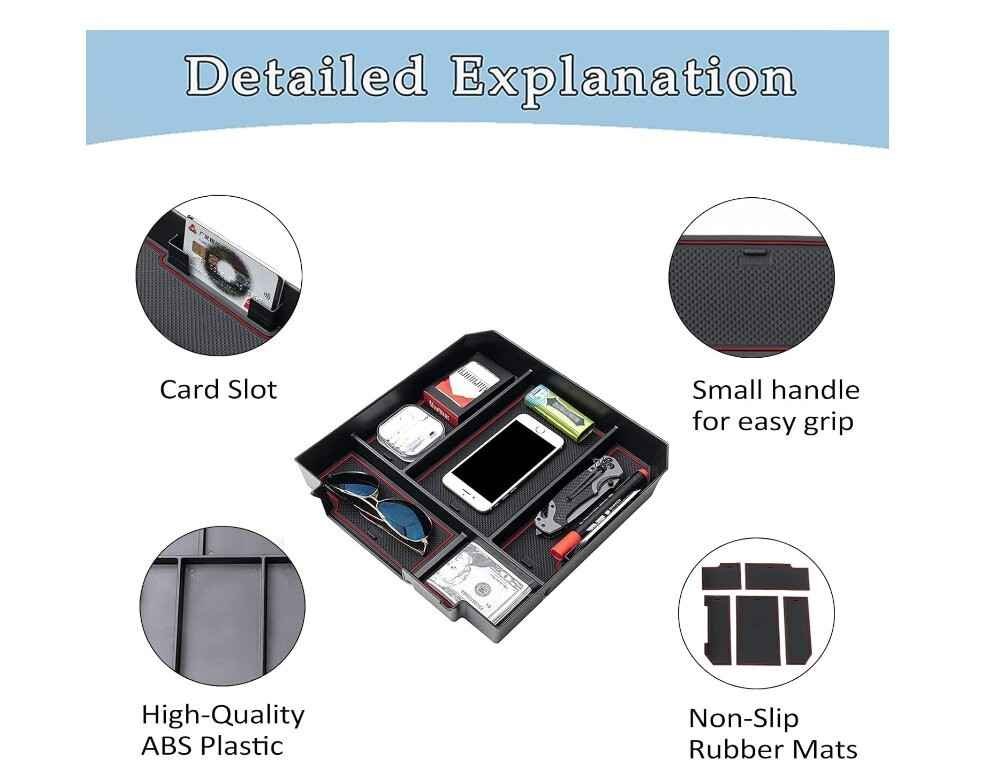 JDMCAR-Center-Console-Organizer-for-2022–2026-Toyota-Tundra-and-2023–2026-Toyota-Sequoia